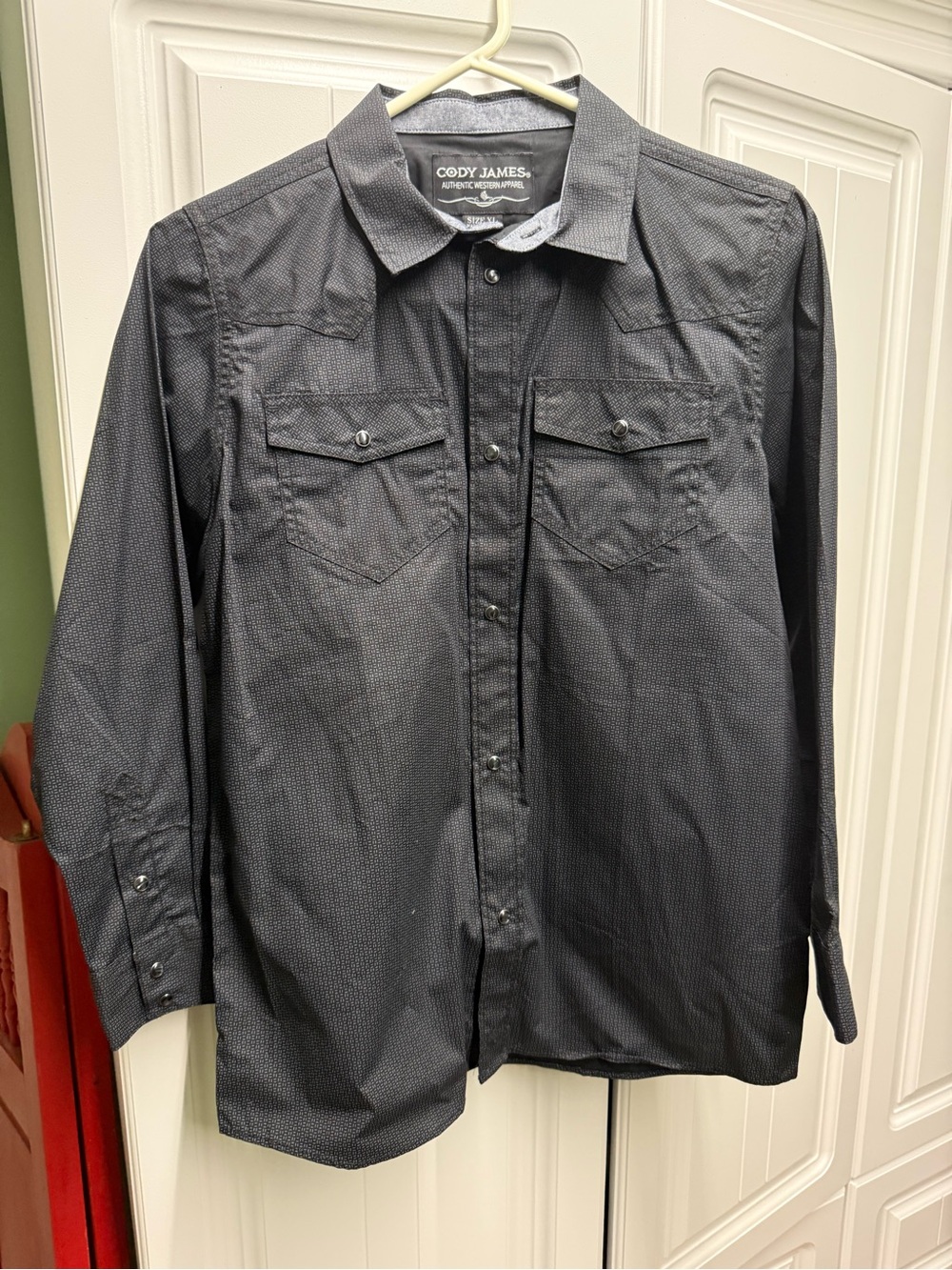 Cody James Boys' Black Button-Down Shirt